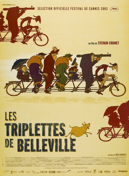 疯狂约会美丽都 Les triplettes de Belleville 【2003】【喜剧 / 动画】【法国 / 比利时 / 加拿大 / 英国 / 拉脱维亚】